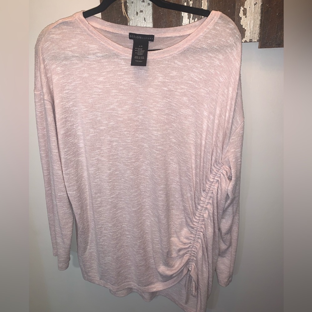 WOMENS BLUSH PINK TOP WITH ADJUSTABLE LENGTH